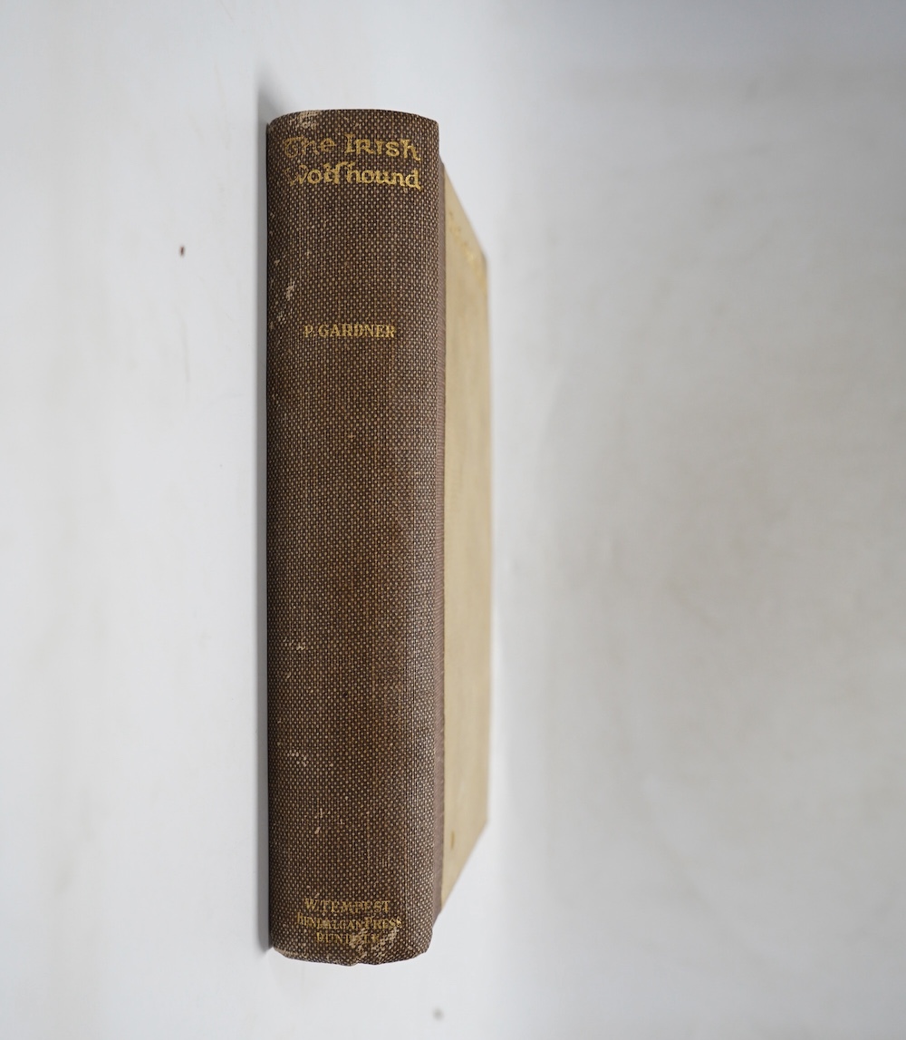 Gardner, Phyllis - The Irish Wolfhound: a short historical sketch ... Limited Edition (of 50 copies on hand-made paper, signed by the author). num. wood engraved plates and text illus. ('by the author and her sister'); o